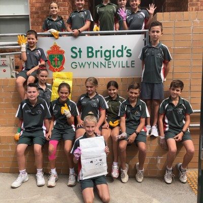 St Brigid's gloves up for Clean Up Australia Day image